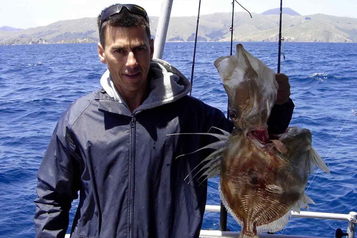 John dory cught by a fisherman on the Galileo